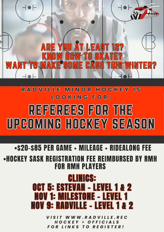 We are looking for refs!