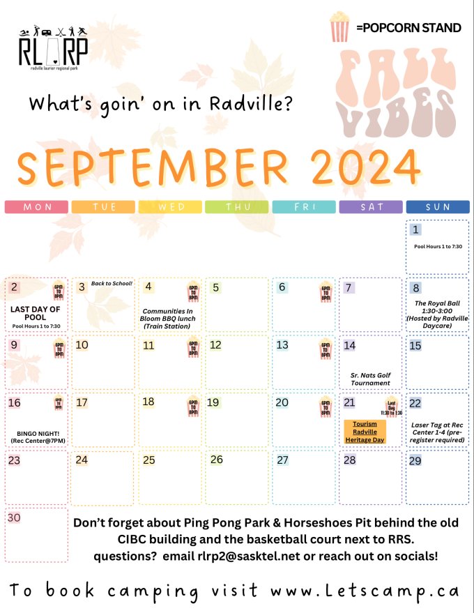 September 2024 Events Calendar